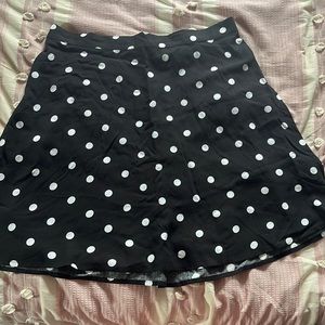 Polka Dot Mini Skirt